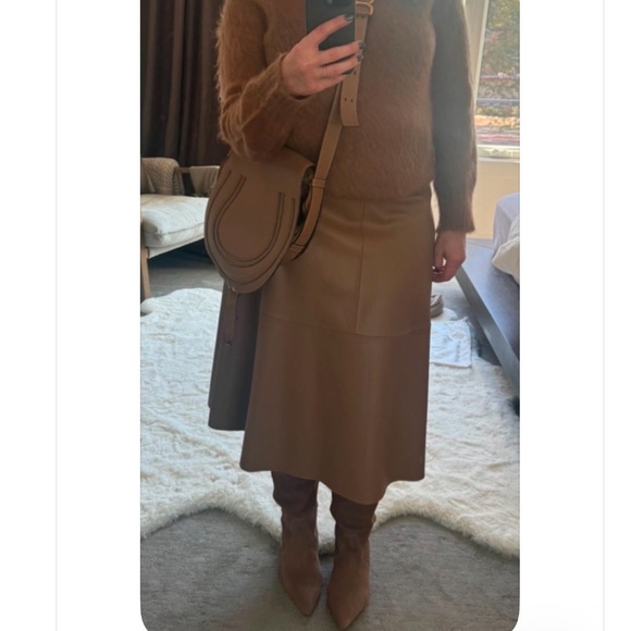 Authentic Chloe Marcie Tan Saddle Bag. - Picture 4 of 15